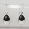 "Gouttes" bicolore cristal-noir – Image 2